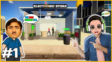I open my own electronic store simulator #1 #nonugamingyt #electronicstoresimulator