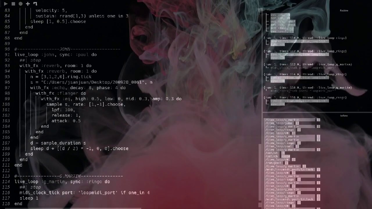 Sonic Pi / VCV Rack ambient jam