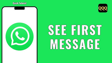 How To See First Message On WhatsApp Without Scrolling