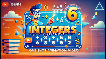 Class 6 || Maths || Integers || Animation || in English