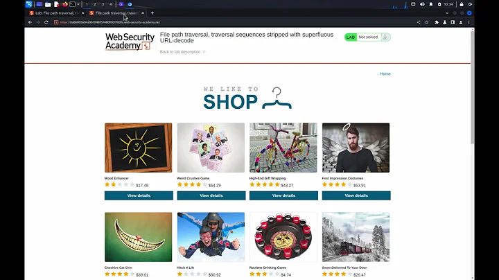 Testing for directory traversal vulnerabilities with Burp Suite