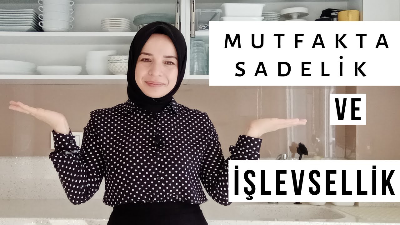 20- Minimalizm- Mutfakta Sadelik ve İşlevsellik