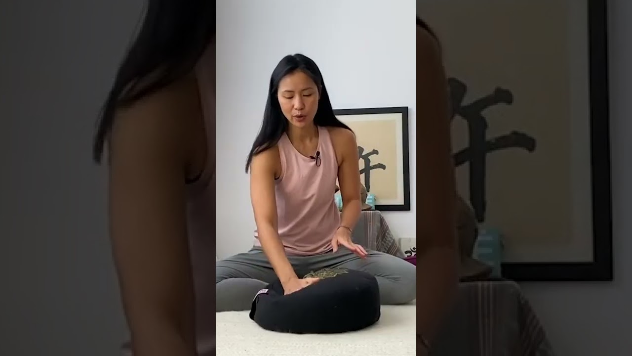 Cojín de meditación de lana Zafu sin tabla