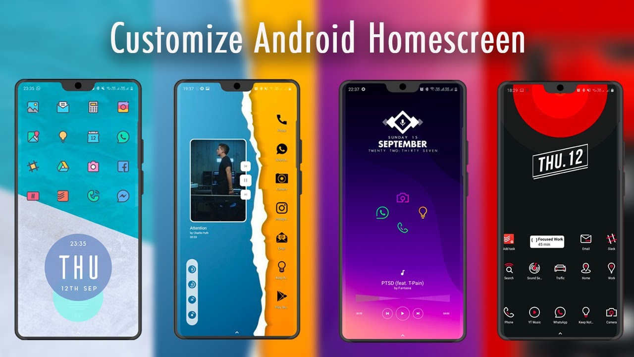 5 Beautiful Android Homescreen Setups