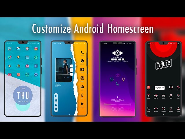 5 Beautiful Android Homescreen Setups