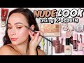 PRETTIEST NUDE MAKEUP LOOK!! using K-Beauty! I was not expecting that...