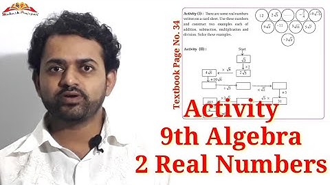 9th Algebra Real Number Activity Based Question | Mahesh Prajapati