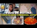VLOG: rotina de segunda feira, comprinhas para bebê, macarrão com linguiça, chegou a cabeceira nova!