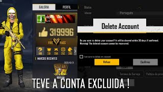 TOP 2 GLOBAL DE LIKES DO FREE FIRE TEVE A CONTA DELETADA COM MAIS DE 300 MIL LIKES.