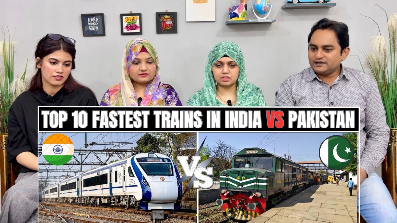 Top 10 Fastest Trains Of India Vs Top 10 Fastest Train Of Pakistan | India Vs Pakistan Fastest Train
