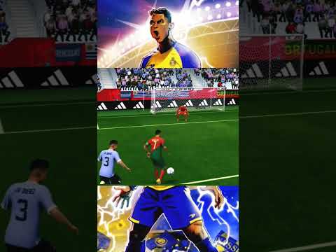 unbelievable finish by ronaldo 😮💨 #fifa23 #football #soccer #ronaldo #gaming