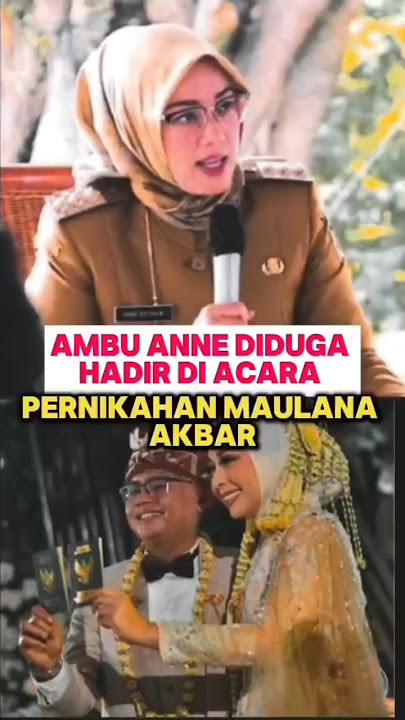 AMBU ANNE ALLEGEDLY PRESENTED AT MAULANA AKBAR'S WEDDING #dedimulyadi