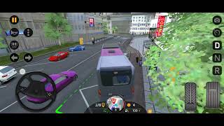 Bus simulator 2023 ||Route 7/10-Berlin || driving a simple passenger bus in berlin || simulator game screenshot 4