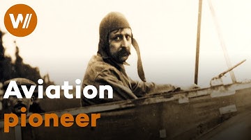 The first flight across the English Channel by pioneer Louis Blériot | The beginning of Aviation