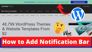 How to Add Notification Bar in Your WordPress Website