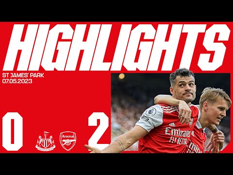 HIGHLIGHTS | Newcastle United v Arsenal (0-2) | Odegaard, Schar (OG)