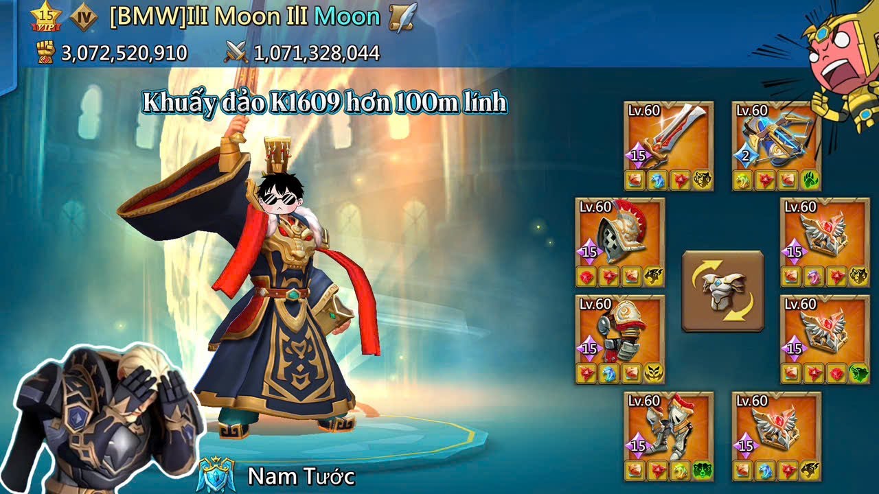 LORDS MOBILE CÙNG BABY HEALTHY !!! ZERO 100M LÍNH TẠI 1609.