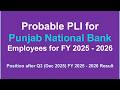 Punjab National Bank Q3 FY 25-26 Performance. PLI Prediction &amp; target of operating profit Explained.