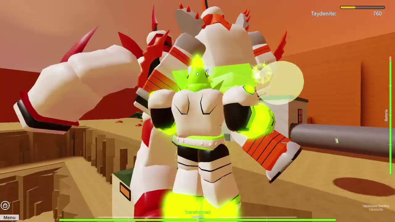 Repotando: João Tennyson Omniverse omnitrix definitivo (Roblox no Ben 10) EP 5