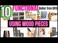 10 AMAZING DIYs Using Dollar Tree WOOD ITEMS! Functional MUST SEE DIYS You Can ACTUALLY USE!!