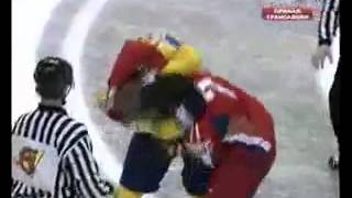 Швед огребает от Ковальчука  =