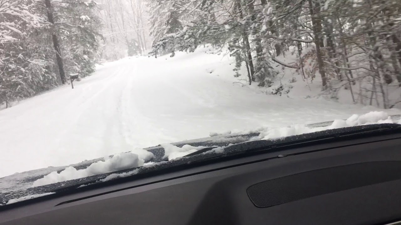 2018 Subaru Outback in the snow - YouTube