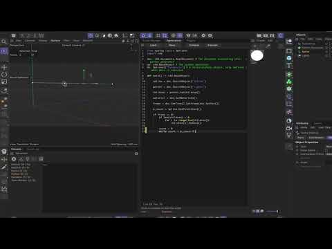 Cinema 4D Python Tutorial 20: Light String (Python Generator) - YouTube