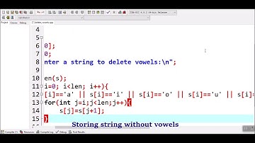 How to remove vowels from a string in C++