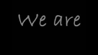 Ana Johnsson- We Are Lyrics