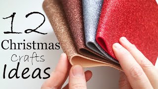 12 DIY CRAFTS IDEAS from foamiran for CHRISTMAS