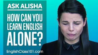 How Can You Learn English Alone? SelfStudy Plan! Ask Alisha