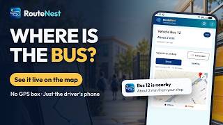 Where Is the School Bus Live Bus Tracking for Schools & Parents | RouteNest