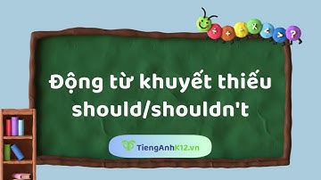 Tiếng Anh 6 (Global Success) - Unit 6: Modal verb: should/shouldn