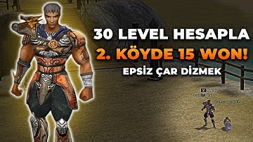 30 Level Hesapla Para Kastık! Metin2 TR Epsiz Yardımsız Sıfırdan | Metin2 Ruby Lucifer #15 #metin2