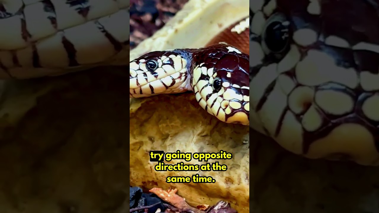 Two-Headed Snake | Rare Animal Mutation You Won’t Believe