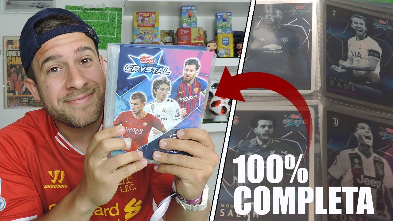 match attax 2017/18 TOPPS CRYSTAL LAMINCARDS CHAMPIONS LEAGUE 2018/19 | 100% COMPLETA