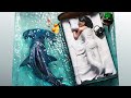 How to make a shark in the bedroom diorama  polymer clay  epoxy resin