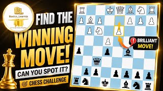 Can You Find the Winning Move? | Brilliant Chess Move! | Chess Challenge | Part 54 