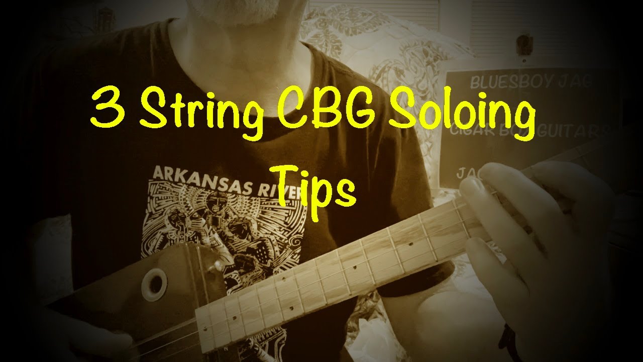 Советы по игре соло на 3-струнной гитаре CBG #cbg #cigarboxguitar #cigarboxguitarlesson #cbglesson