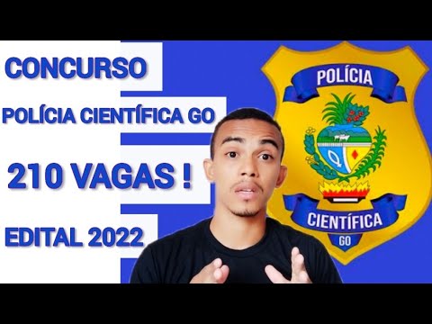 CONCURSO POLÍCIA CIENTÍFICA DO GOIÁS - INFORMAÇÕES !