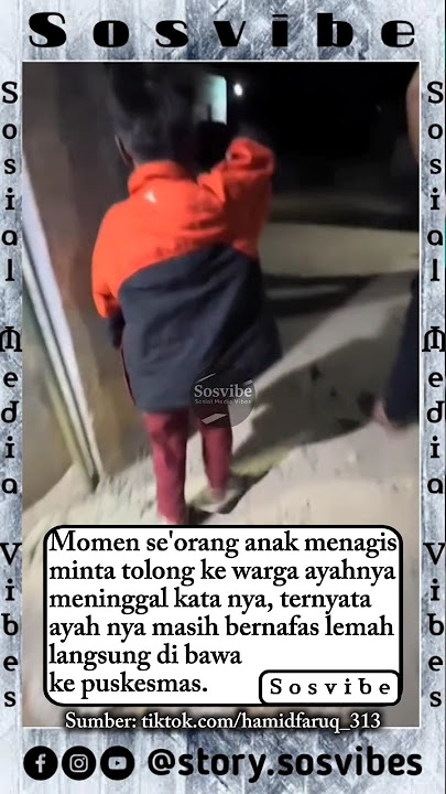 Anak ini menangis minta tolong ke warga ayah meninggal #shorts #short #viralvideo #trending
