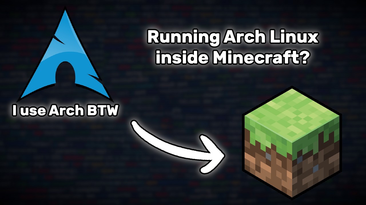 Can I Install Arch Linux Inside Minecraft? - YouTube