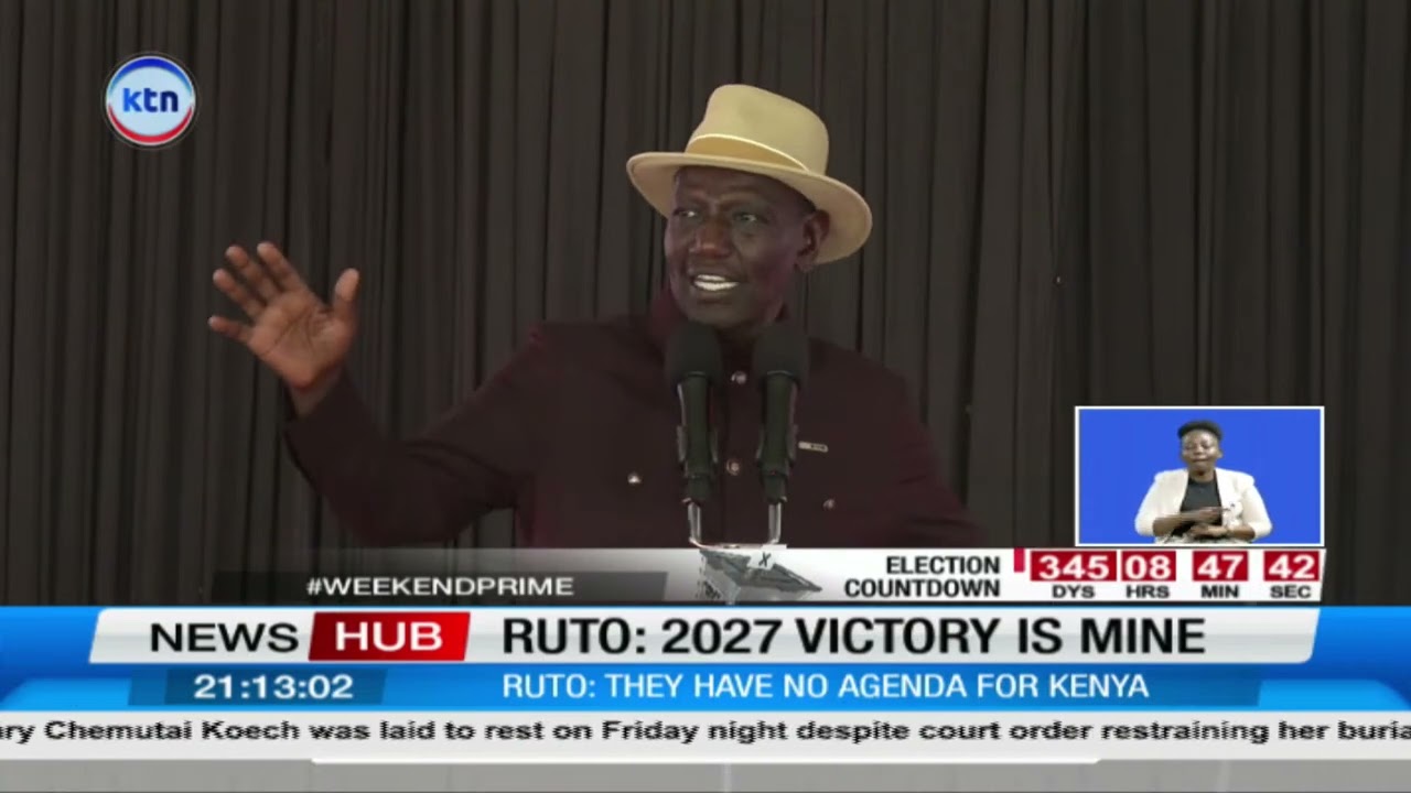 Ruto dismisses opposition ahead of 2027 elections