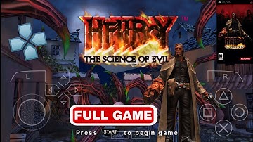 Hellboy - The Science of Evil | Full Game | Walkthrough | PSP | PPSSPP Emulator Android Game Play
