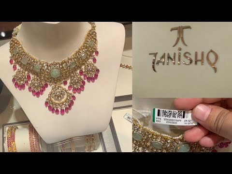 Tanishq exclusive Romance of Polki collection with price | gold polki necklace with price |