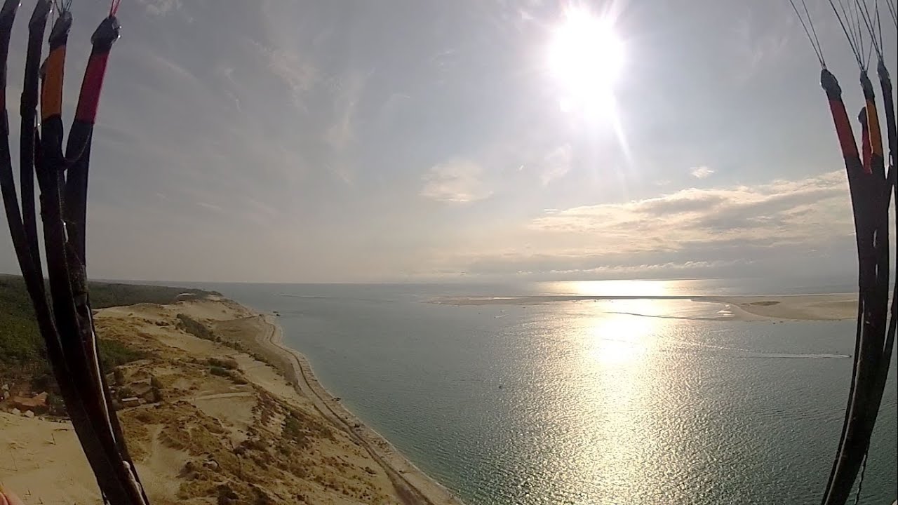 Paragliding at Dune De Pyla, France