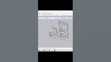 The FASTEST Way to Create spiral staircases in SketchUp Using 1001bit tools plugin!‏ #1001bit tools