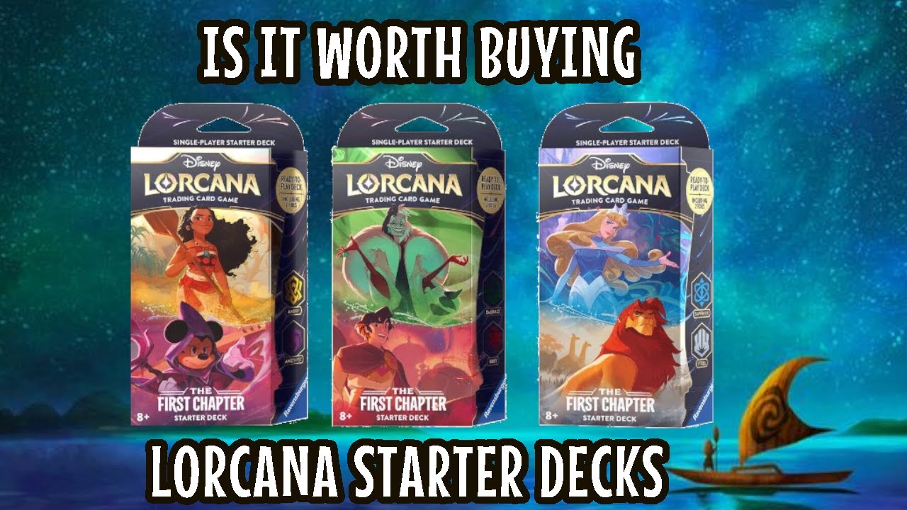 lorcana starter decks worth it Lorcana: Disney Lorcana: Winterspell Booster Box Case main image 0
