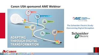 Advanced Solutions for Manufacturing Webinar: "Adapting Through Digital Transformation"