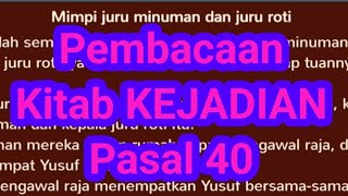 Kejadian 40 Patv
